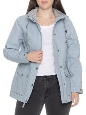 Eddie Bauer Charly Rain Parka Waterprood - Blue Smoke